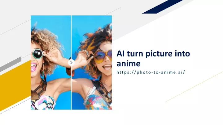 ai turn picture into anime