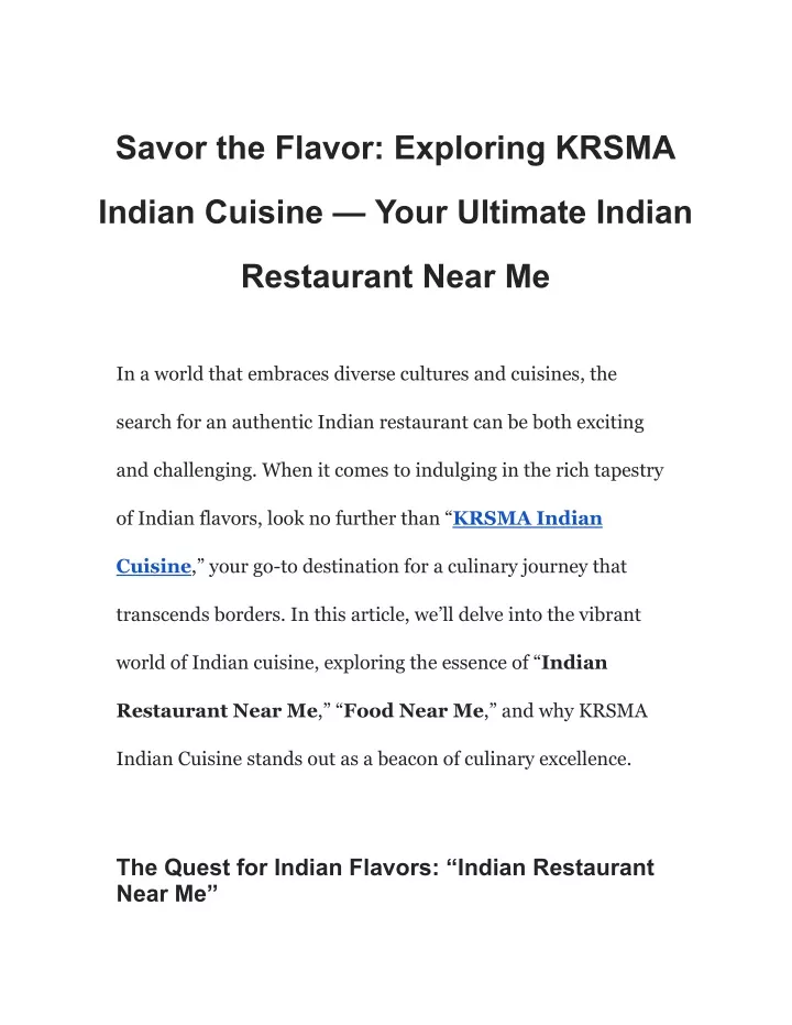 savor the flavor exploring krsma