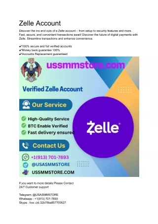 Zelle Account