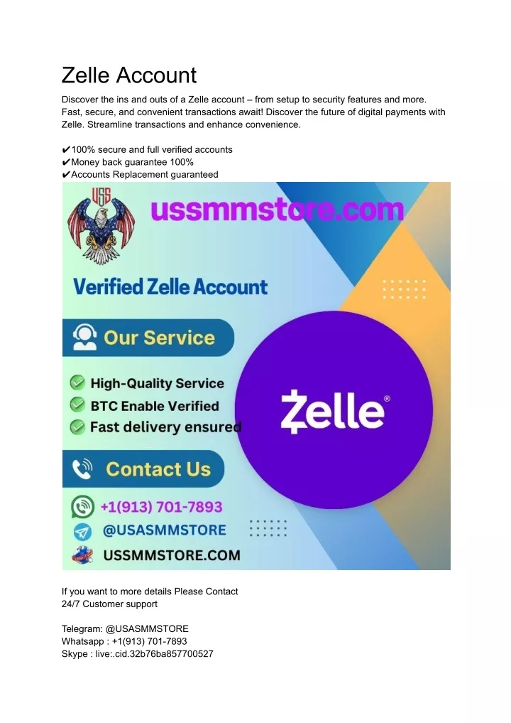 zelle account