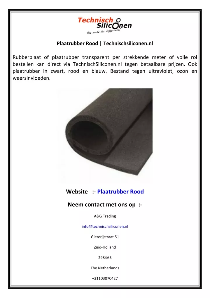 plaatrubber rood technischsiliconen nl