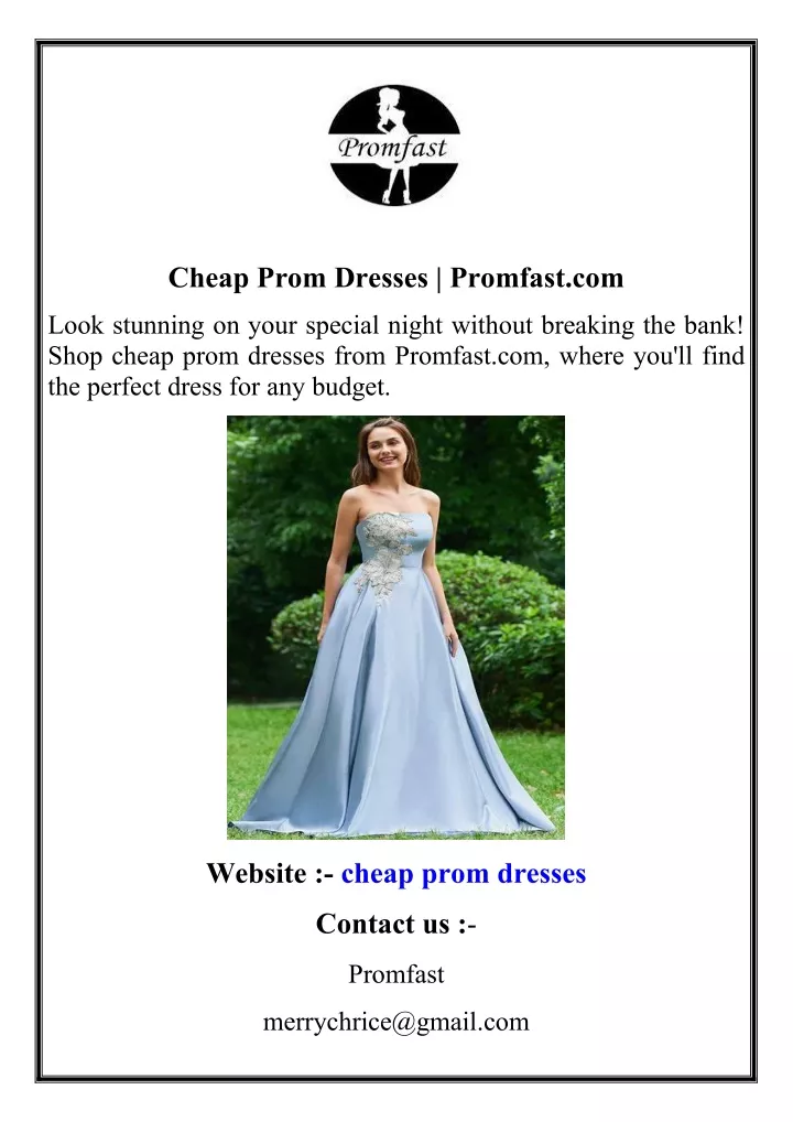 cheap prom dresses promfast com