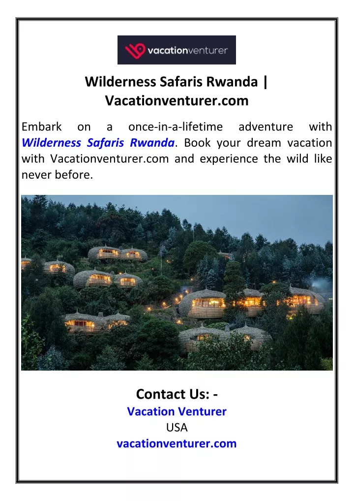 wilderness safaris rwanda vacationventurer com