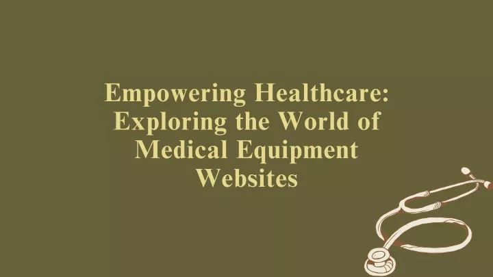 empowering healthcare exploring the world