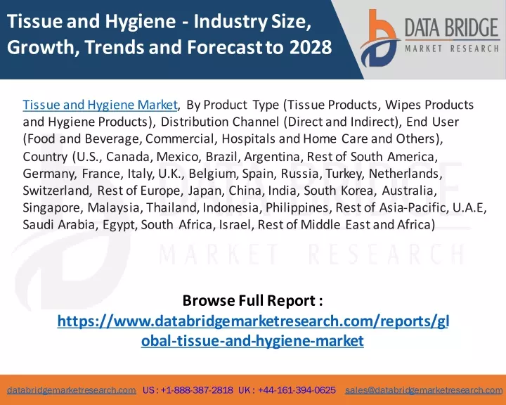 tissue and hygiene industry size growth trends