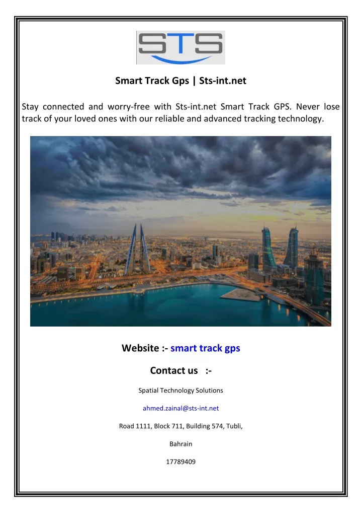 smart track gps sts int net