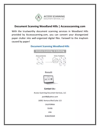 document scanning woodland hills accessscanning