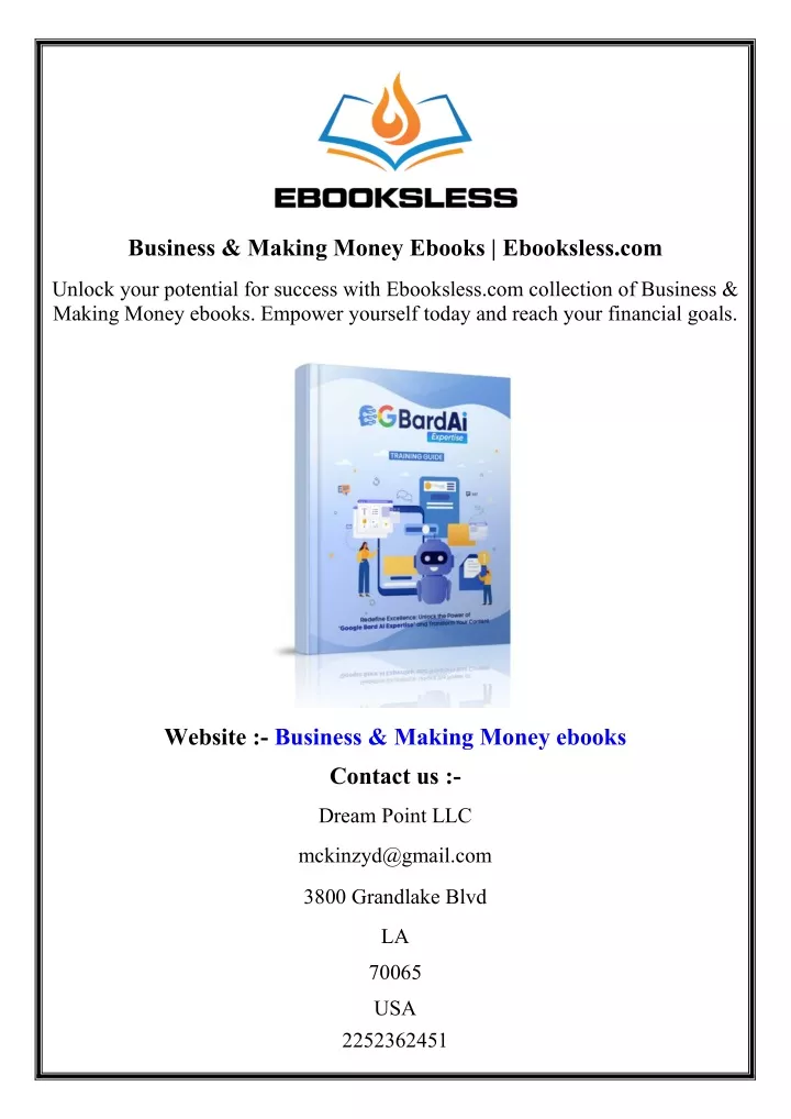 business making money ebooks ebooksless com