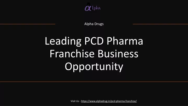 leading pcd pharma franchise business opportunity