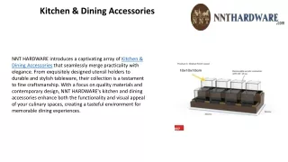 Kitchen & Dining Accessories