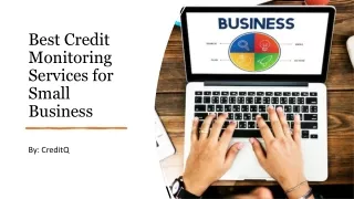 Best Credit Monitoring Services for Small Business