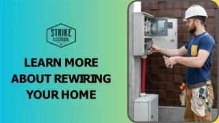 LEARN MORE ABOUT REWIRING YOUR HOME