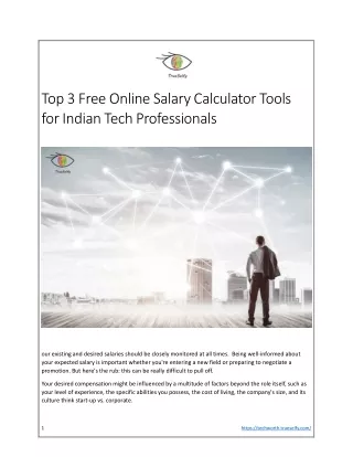 Top 3 Free Online Salary Calculator Tools for Indian Tech Professionals