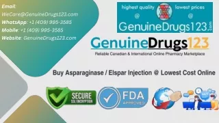 Asparaginase (Elspar) for Sale Online - GenuineDrugs123