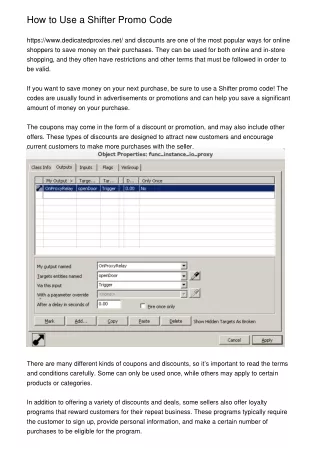 How to Use a Shifter Promo Code