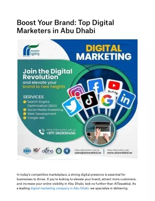 Boost Your Brand_ Top Digital Marketers in Abu Dhabi