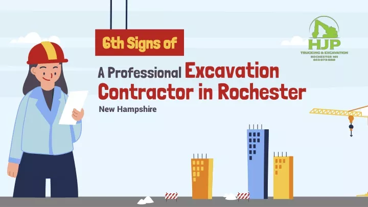 a professional excavation contractor in rochester