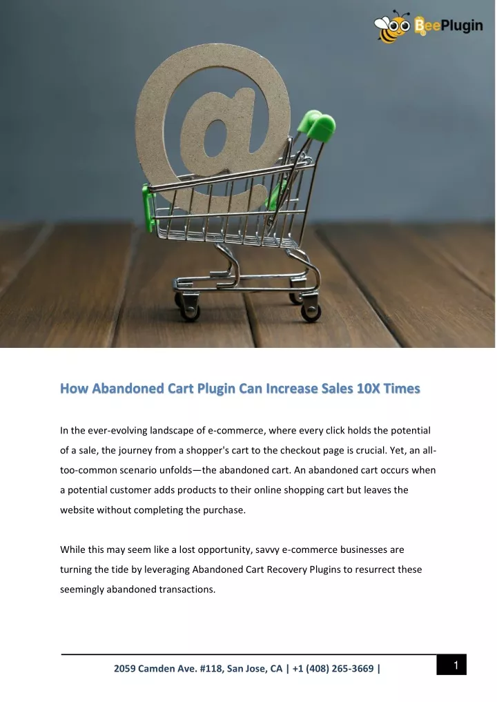 how abandoned cart plugin can increase sales