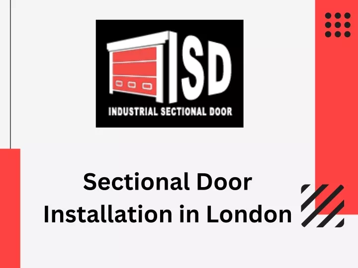 sectional door installation in london