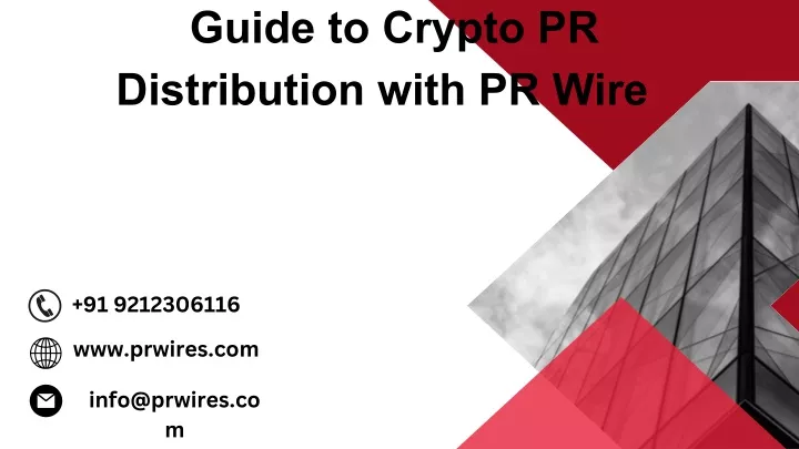 guide to crypto pr distribution with pr wire s