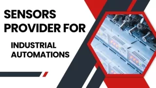 Sensors Provider For Industrial Automations