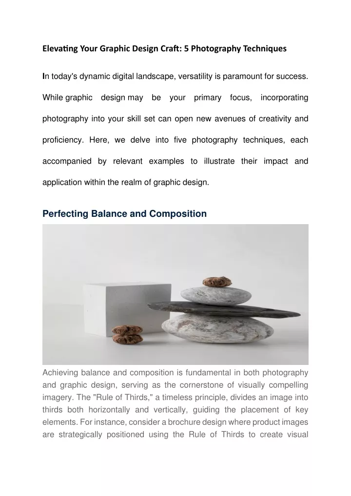 elevating your graphic design craft 5 photography