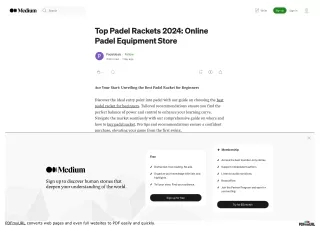 Top Padel Rackets 2024: Online Padel Equipment Store