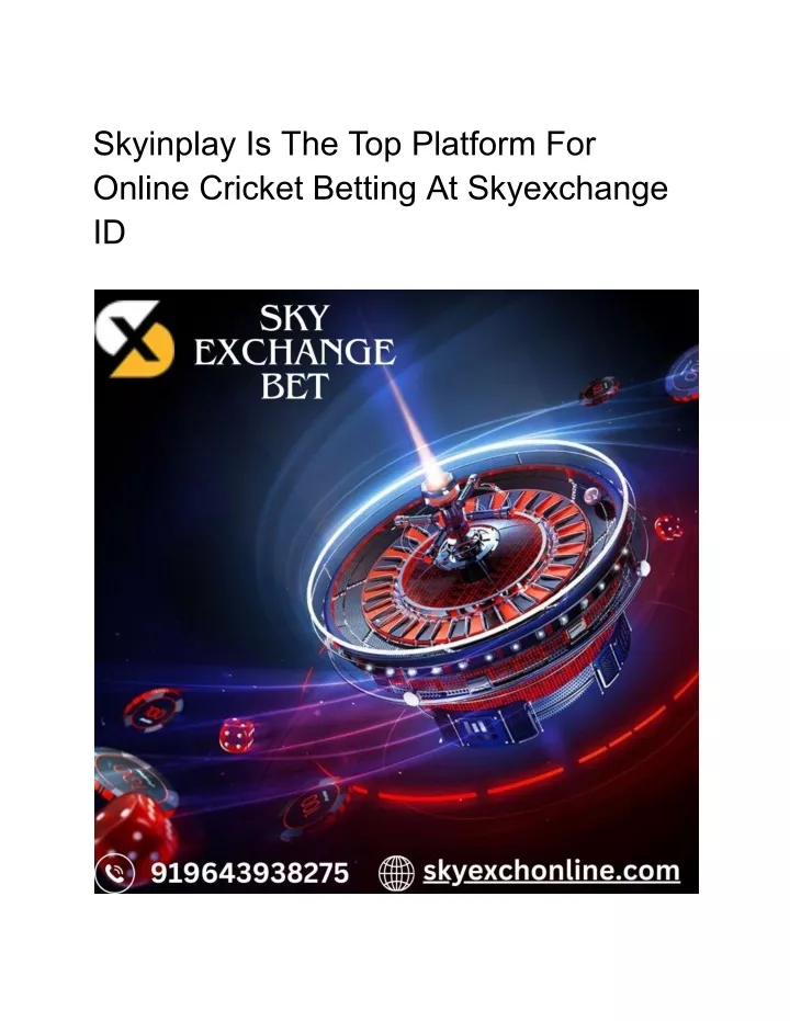 skyinplay is the top platform for online cricket
