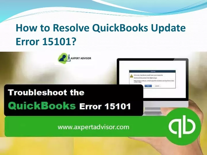 how to resolve quickbooks update error 15101