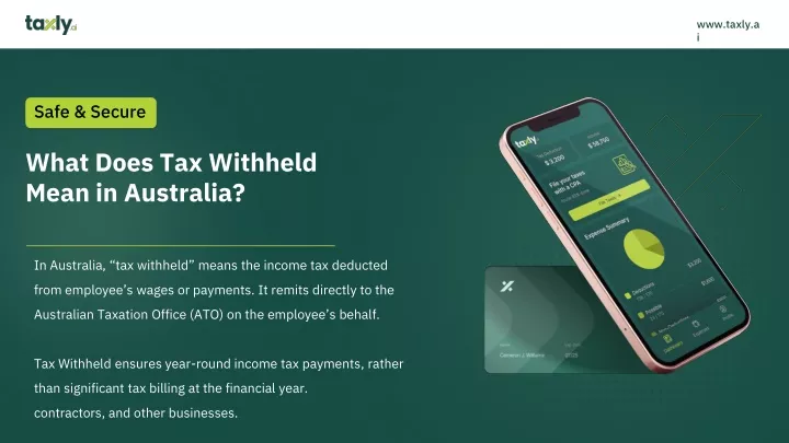 what does tax withheld mean in australia