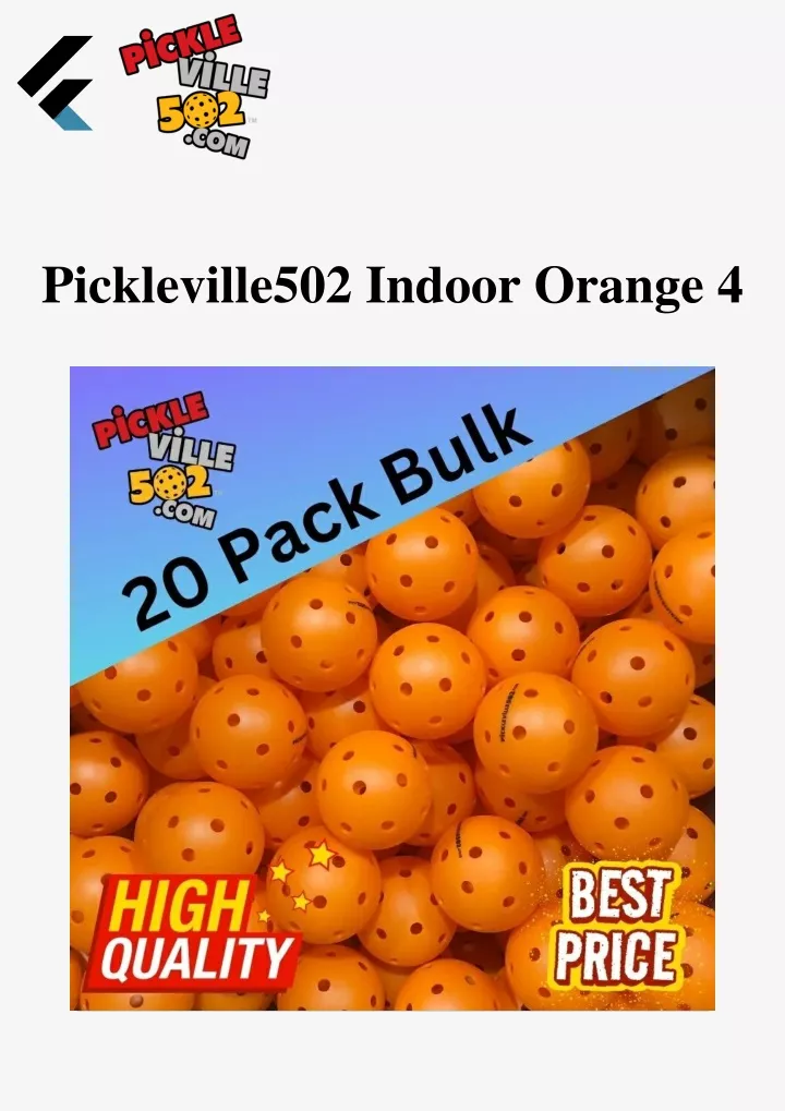 pickleville502 indoor orange 4