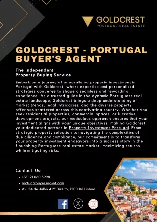 Goldcrest - Portugal Buyer's Agent