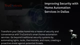 Improving Security with Home Automation Services in Dallas_