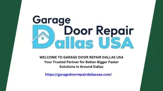 Comprehensive Handbook for Garage Door Cable Repair in Dallas, USA