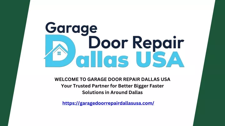 welcome to garage door repair dallas usa your