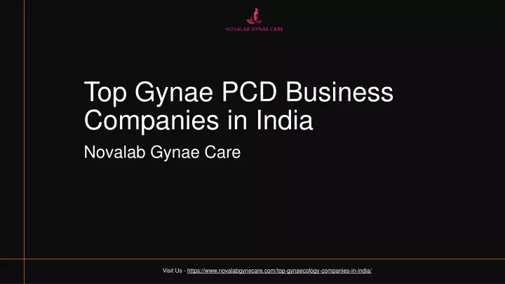 top gynae pcd business companies in india
