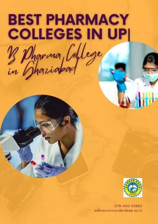Best Pharmacy Colleges in UP B Pharma College in Ghaziabad
