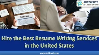 Hire the Best Resume Writing Services in the United States