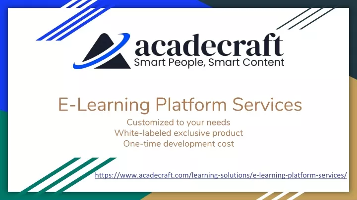 e learning platform services