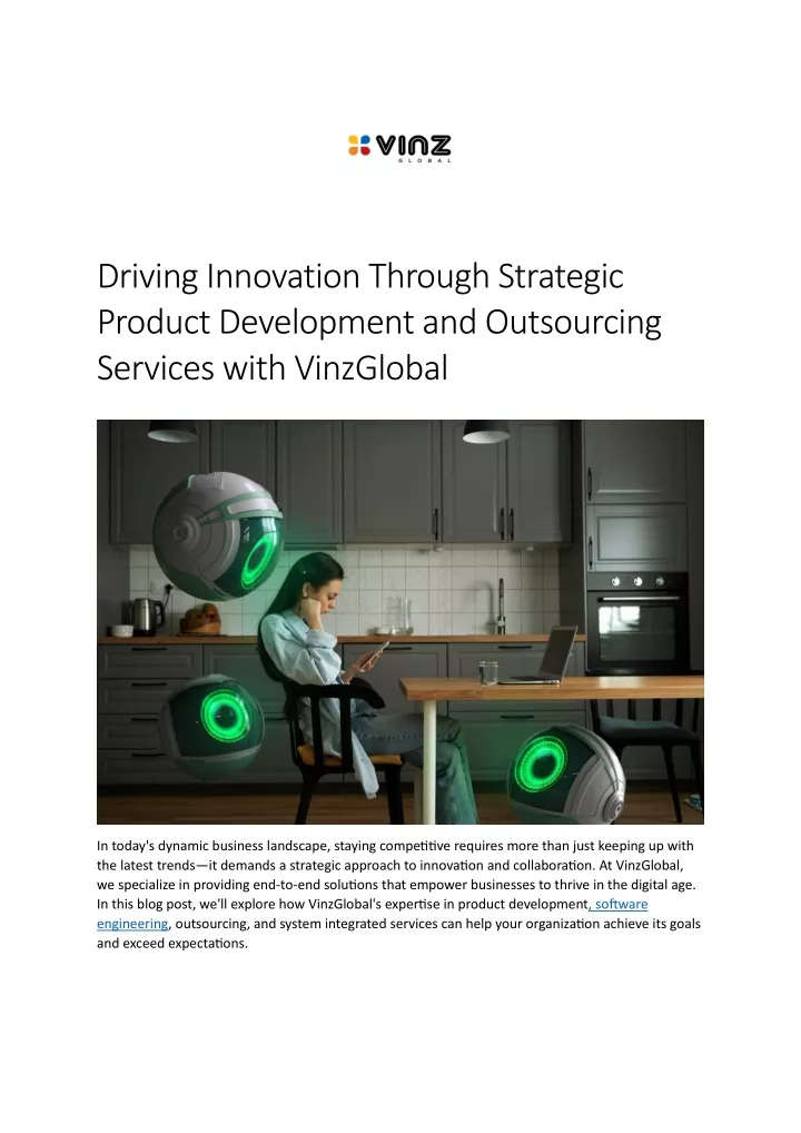 driving innovation through strategic product