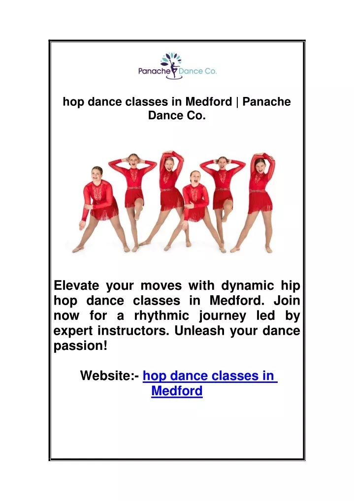 hop dance classes in medford panache dance co