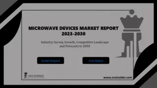 Microwave Devices Market Trends and Revenue