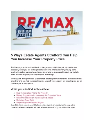 Remax real estate agents coins house scales