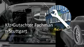 Kfz-Gutachter Fachmann Stuttgart