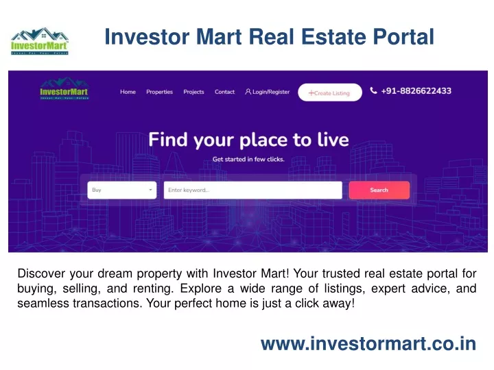 investor mart real estate portal