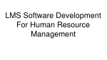 LMS Software Development For Human Resource Management - slide 1