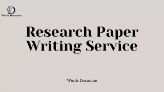 Research Paper Writing Service, Los Angeles-PPT