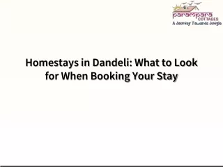 homestays in dandeli what to look for when