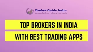 Stock broker companies in India-Broker Guide India