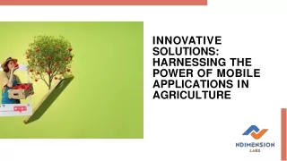 What Are The Uses Of Mobile Application In Agriculture